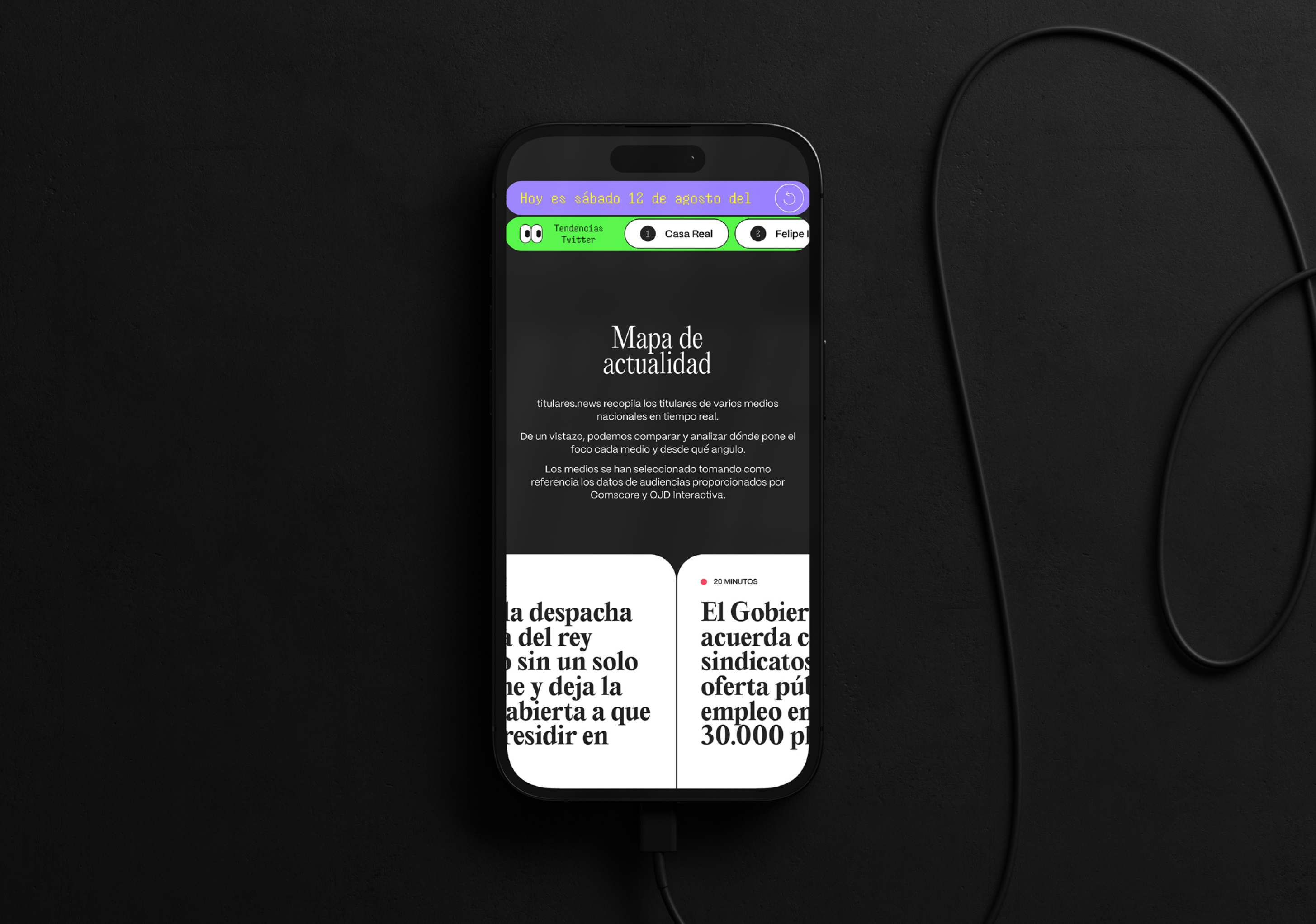 Mockups from titulares.news